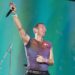 Chris Martin performs at Optus Stadium on November 18, 2023, in Perth.