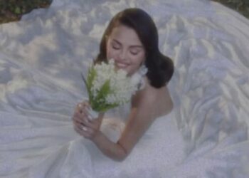 Selena Gomez on her wedding day