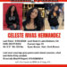 A missing person poster for Celeste Rivas Hernandez, age 13, last seen in Lake Elsinore, CA on 4/05/2024. Contact Officer Contreras.