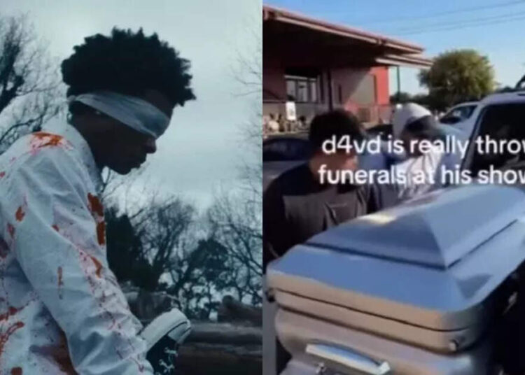 D4vd: Fans stunned as D4vd performs with casket, shows dead body in trunk in new music video