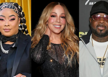 (L-R) Da Brat, Mariah Carey and Jermaine Dupri.