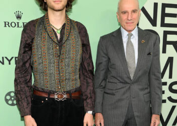Ronan Day-Lewis and Daniel Day-Lewis attend the