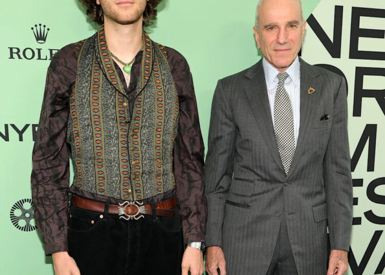 Ronan Day-Lewis and Daniel Day-Lewis attend the