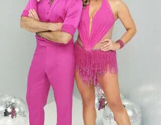 Disney/Andrew Eccles Pasha Pashkov and Danielle Fishel