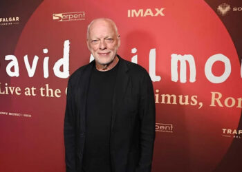 David Gilmour attends the UK Premiere of David Gilmour's "Live At Circus Maximus, Rome" at the BFI IMAX Waterloo on September 10, 2025 in London, England.