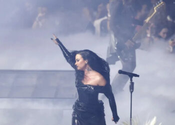 Demi Lovato performs during the MTV Video Music Awards "VMAs" in 2023. She dropped "Here All Night," and a music video, on Friday. File Photo by John Angelillo/UPI