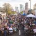 crowd at musical festival