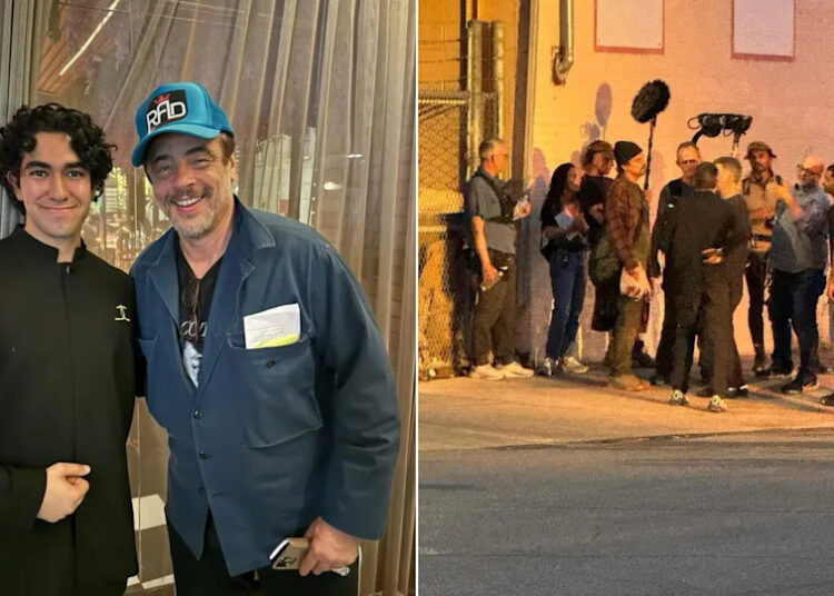 Benicio del Toro was seen at Cafe Central while filming in El Paso. Leonardo DiCaprio is seen filming in Downtown El Paso.