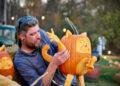 Titus Arensberg on Season 5 of Food Network's 'Outrageous Pumpkins,' 2024.