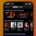 An iPhone showing the iTunes homepage with Taylor Swift's new album, The Life of a Showgirl, for pre-order