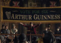 Political rally supporting Arthur Guinness.