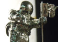 A silver MTV Video Music Award