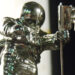 A silver MTV Video Music Award