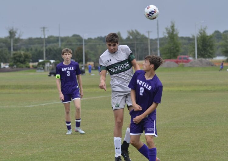 Dragons blank Royals 4-0 at Sandhill Fields