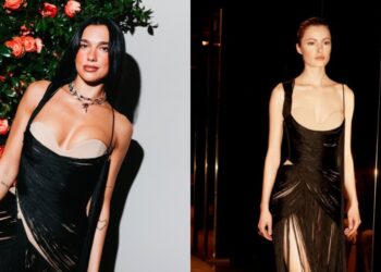 Dua Lipa Gets Playful in Schiaparelli Fringe Frock for Icons Party