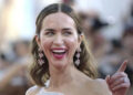 Emily Blunt attends "The Smashing Machine" premiere at the 82nd Venice International Film Festival on Monday. Photo by Rocco Spaziani/UPI