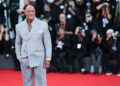 Dwayne Johnson attends "The Smashing Machine" red carpet during the Venice Film Festival on Sept. 1, 2025, in Venice, Italy.