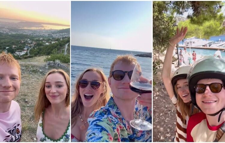 Ed sheeran in Croatia new music video camera