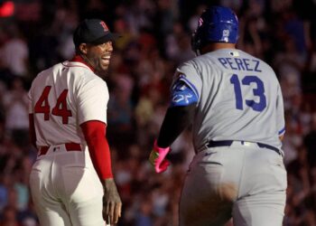 Eleven years ago, Salvador Perez hit a line drive off Aroldis Chapman’s face. It sparked a lifelong bond