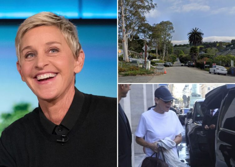 Ellen DeGeneres sued for allegedly t-boning car in Calif.