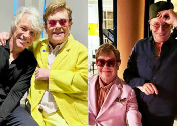 Elton John Poses with Bono, Bon Jovi and More in FOMO-Inducing Summer Snaps: 'So Many Laughs'