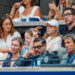NEW YORK, NY - SEPTEMBER 07: Emily Blunt and John Krasinski and their daughters attend the Men's Singles Final on Day 15 of the 2025 US Open Tennis Championships at the USTA Billie Jean King National Tennis Center on September 07, 2025 in Flushing Meadows, Queens, New York City. (Photo by XNY/Star Max/GC Images)