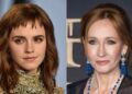 Emma Watson and J.K. Rowling.