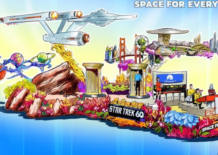 Exclusive: First look at ‘Star Trek's’ 2026 Rose Parade float
