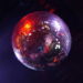 hanging mirror ball