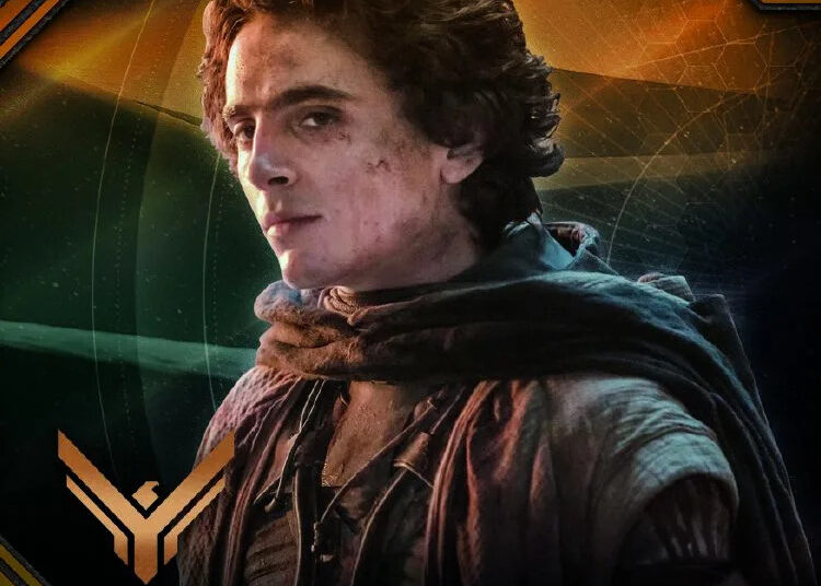 Dune Trading Card from Topps Dune Chrome 2024 Collection Paul Atreides