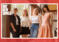 The band Florence Road standing side-by-side alongside the Rolling Stone UK Hot New Songs logo