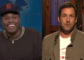 Devon Walker on Weekend Update/Adam Sandler doing his opening monologue on SNL.