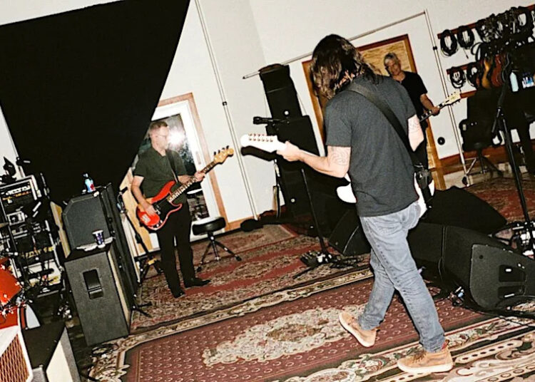 Foo Fighters at Studio 606.