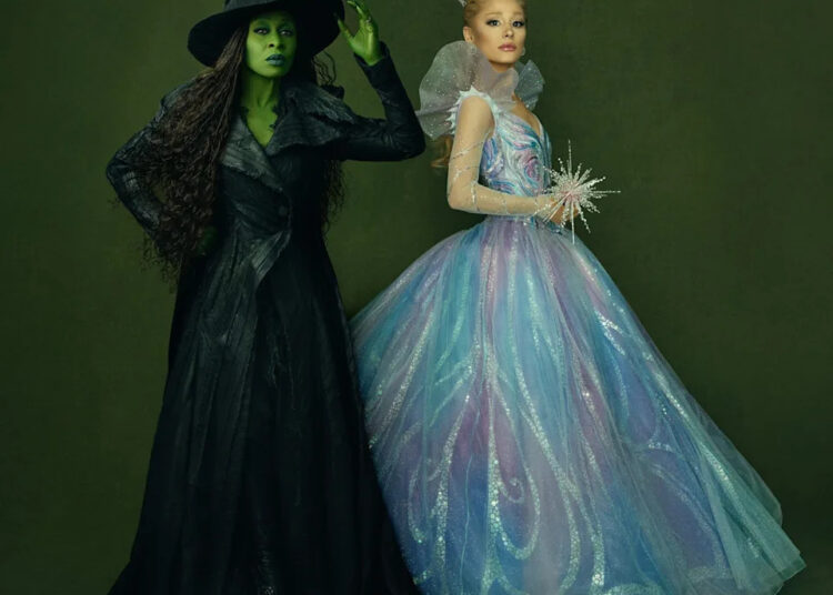 Cynthia Erivo and Ariana Grande in Wicked.