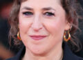 Mayim Bialik attends the "Father Mother Sister Brother" red carpet during the 82nd Venice International Film Festival on August 31, 2025 in Venice, Italy.