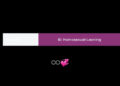 A black background with a purple and white bar labeled