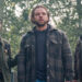 (From left) Sheriff Mickey Fox (Morena Baccarin), Bode Leone (Max Thieriot) and Wes Fox (W. Earl Brown) in "Dirty Money," episode 16 of Season 3 on CBS' "Fire Country."