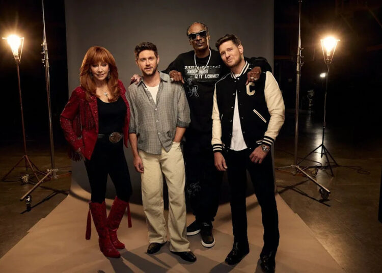 "The Voice" Season 28 judges include Reba McEntire, Niall Horan, Snoop Dogg and Michael Bublé.
