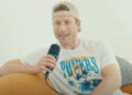 Jake Shane/YouTube Glen Powell on 'Therapuss' with Jake Shane.
