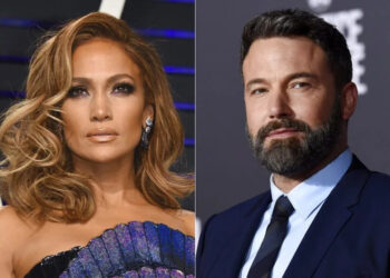 Jennifer Lopez and ex-husband Ben Affleck.