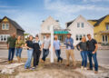 HGTV Ty Pennington (center) with duos from 'Married to Real Estate,' 'Unsellable Houses,' 'Bargain Block' and 'Fixer to Fabulous'