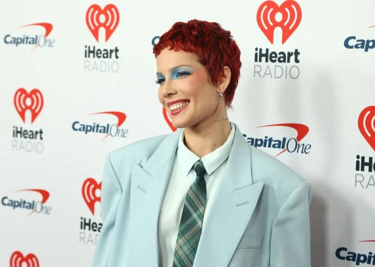 Halsey arrives for the iHeartRadio Music Festival in 2024. She is celebrating the 10 year anniversary of her album "Badlands." File Photo by James Atoa/UPI