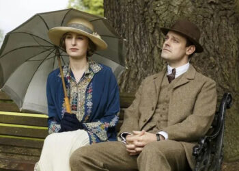 Nick Briggs / Courtesy of Carnival Film & Television Limited Laura Carmichael and Harry Hadden-Paton in 'Downton Abbey'