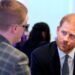 Prince Harry meeting inspirational children at the WellChild Awards on Monday. Pic: Aaron Chown/PA