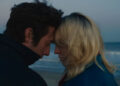 Jeremy Allen White and Odessa Young star in "Springsteen: Deliver Me from Nowhere." The above scene was filmed on the beach in Asbury Park.