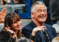 Hilaria Baldwin and Alec Baldwin attend the US Open