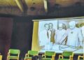 During the ’The Fifth Circle: Institution, Memory, Resistance’ lecture on Saturday. (HT Photo)
