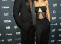 Dwayne Johnson and Emily Blunt attend the premiere of "The Smashing Machine" during the 2025 Toronto International Film Festival