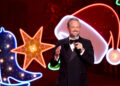 Comedian Nate Bargatze during his "Nate Bargatze's Nashville Christmas" ©2024 CBS Broadcasting, Inc. All Rights Reserved.