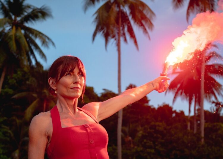Davina McCall on Stranded On Honeymoon Island
